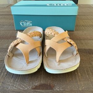 Cliffs by White Mountain Women's Bongo Slide Sandal Sz 9.5